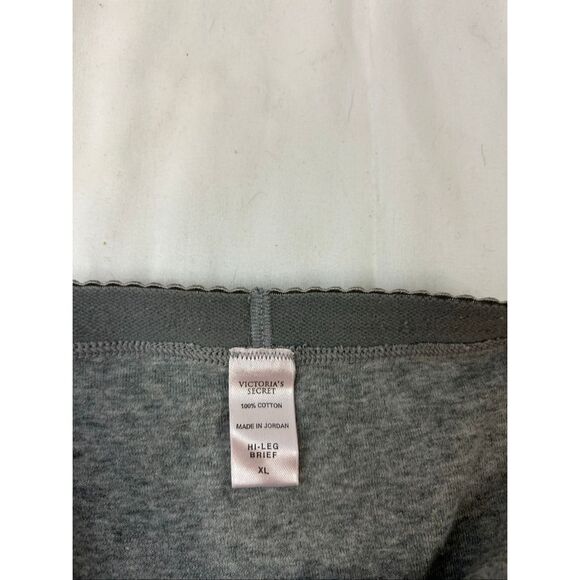 VS xlVictoria Secret High Leg Brief Panties nwot gray rn#54867 - Picture 5 of 9